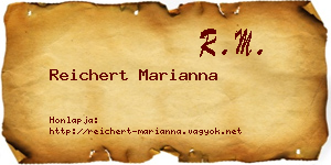 Reichert Marianna névjegykártya